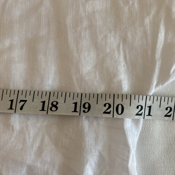 New Cloth & Stone Linen Top White Size Small Short Sleeve Relaxed Fit Women - Picture 8 of 10